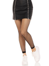 Leg Avenue Industrial Net Footless Tights Black One Size Hosiery